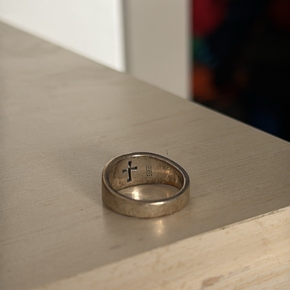James Avery Silver Cross Ring - Picture 3 of 3